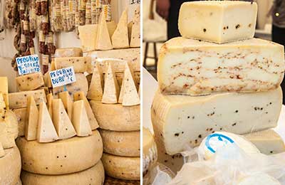 Local Cheeses from Sicily
