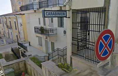 Carabinieri station in Giarratana Sicily