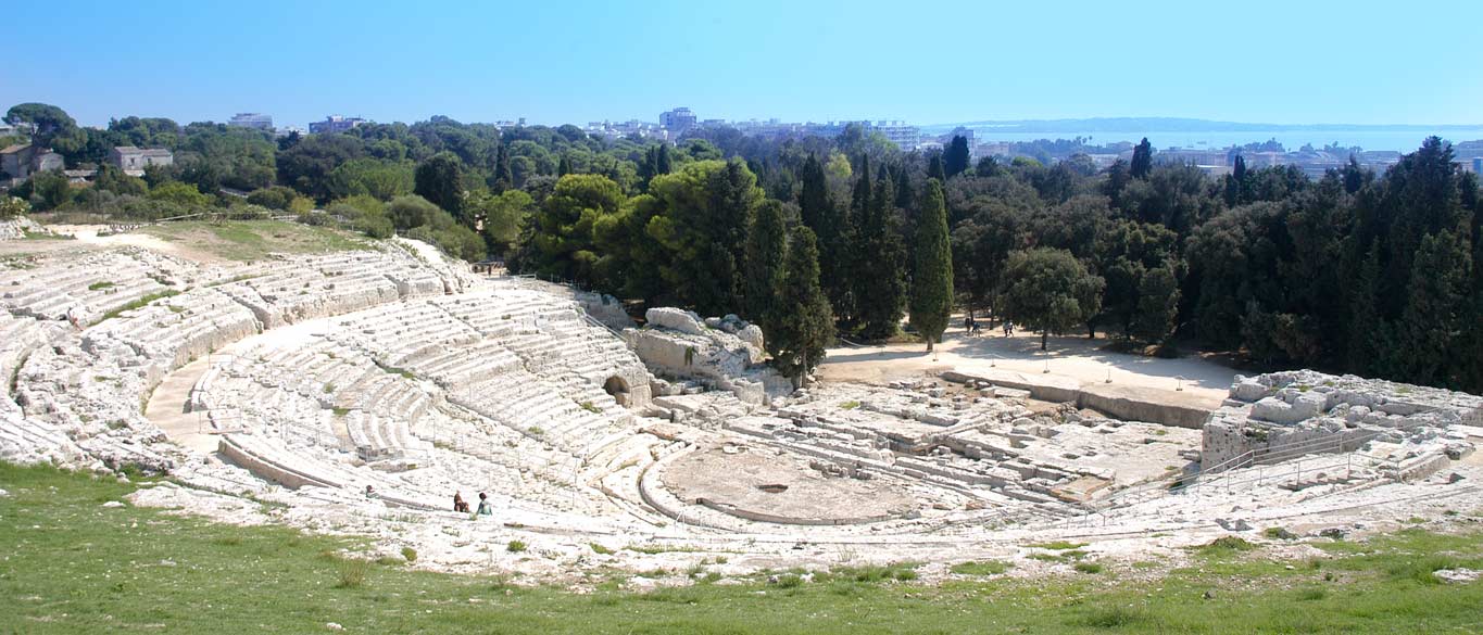 greek theatre in siracusa sicily