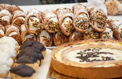 Pastries from Vizzini ricotta festival